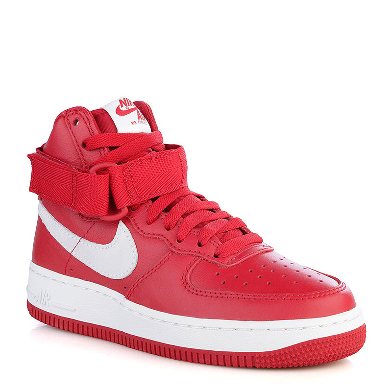 мужские красные кроссовки Nike Air Force 1 Hi Retro QS 743546-600 - цена, описание, фото 1